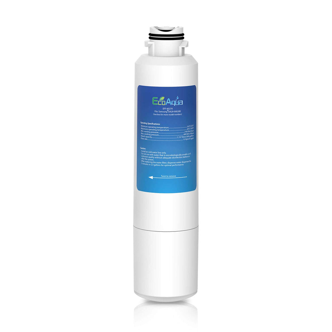 EcoAqua EFF-6027A Kühlschrank Wasserfilter Kompatibel mit Samsung DA29-00020B, DA29-00020A, 04609101