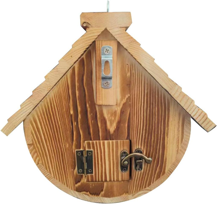 Nistkasten für Wildvögel,Aufhängen Kiefernholz Vogelhaus für Gartenvögel,Wetterfest und Langlebig Ni