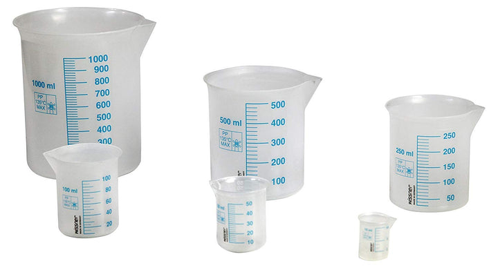 WISSNER 100110 aktiv lernen - 6 Messbecher -RE-Plastic