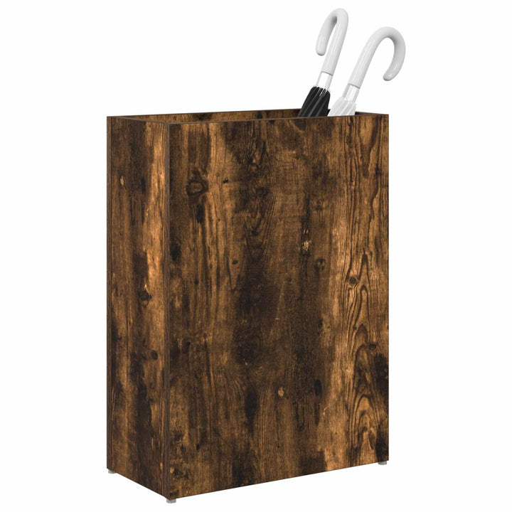 vidaXL Sonnenschirmhalter Geräucherte Eiche 40 x 20 x 55,5 cm, Moderner rechteckiger Flurständer, ro