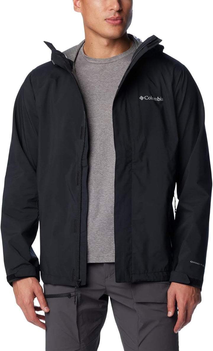 Columbia Herren Earth Explorer Regenjacke XXL Schwarz, XXL Schwarz