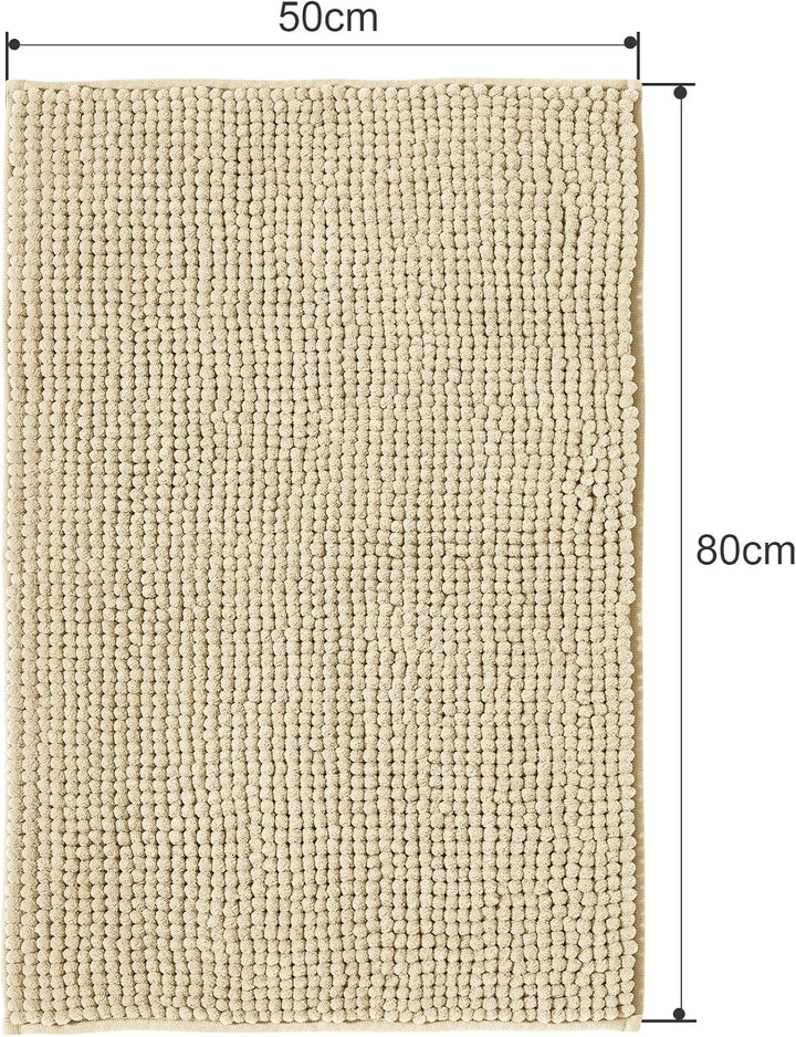 Decomira Badematte rutschfest | Als Badteppich Set kombinierbar | Badezimmer-Teppich Bad-Vorleger wa