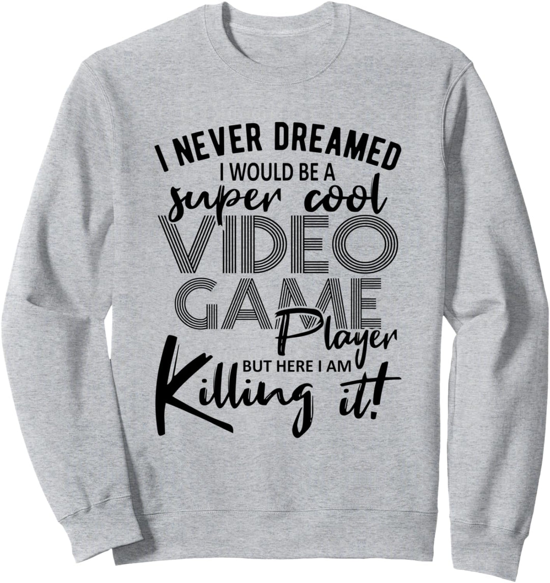 Gaming Retro Video Game Player Geschenk für Gamer und Zocker Sweatshirt