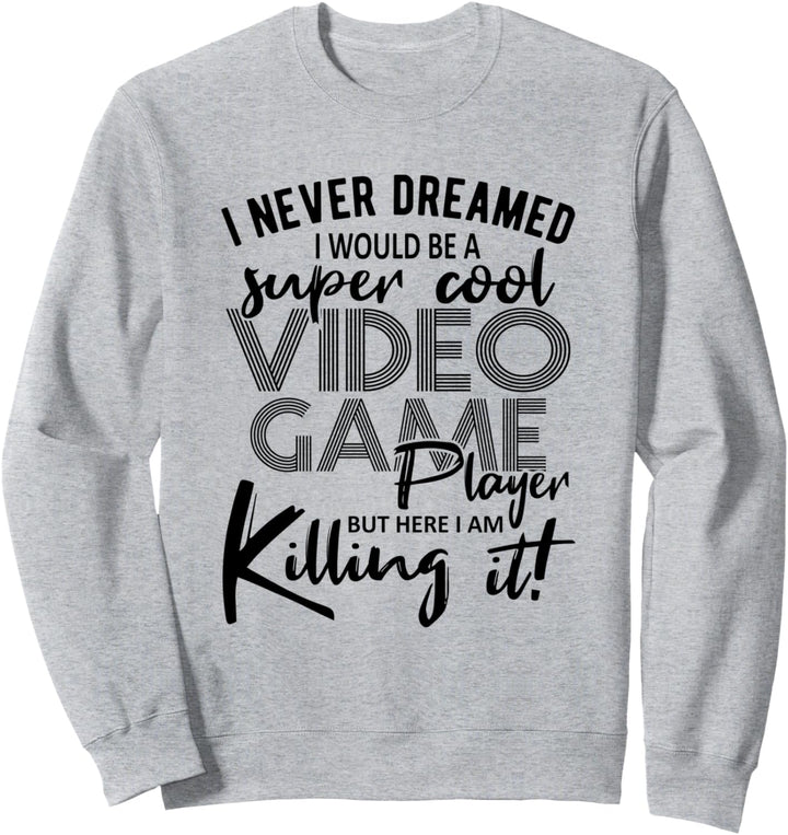 Gaming Retro Video Game Player Geschenk für Gamer und Zocker Sweatshirt