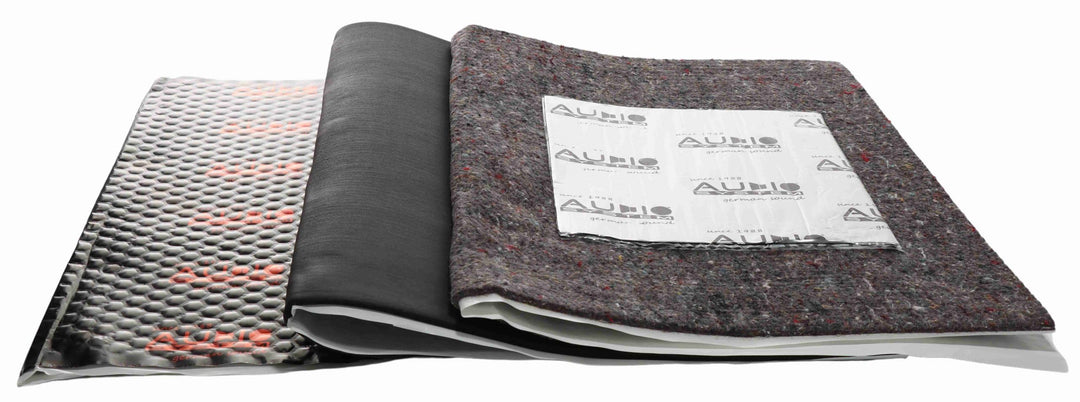 AUDIO SYSTEM Door KIT 2.0 Dämm-Set DÄMM-VLIES und Alubutyl Dämmmaterial für 2