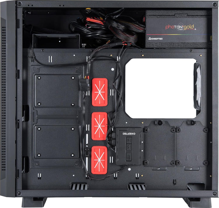 Chieftec Gehäuse Midi G1 GR-01B-OP, Schwarz