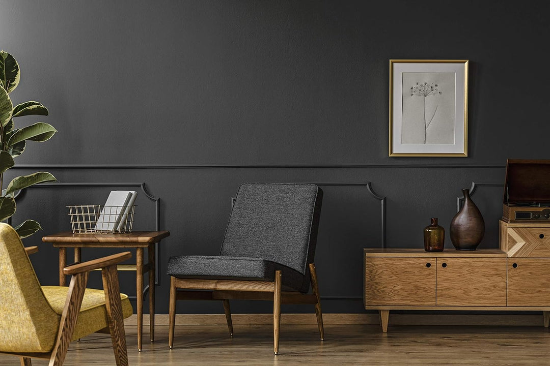 Fonteino Kulissenschwarz Wandfarbe Schwarz Innenfarbe Deckenfarbe Dispersionsfarbe hohe Deckkraft Ma