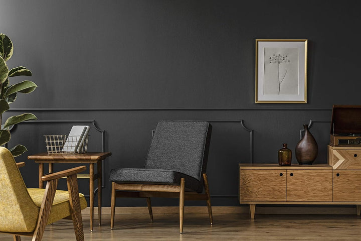 Fonteino Kulissenschwarz Wandfarbe Schwarz Innenfarbe Deckenfarbe Dispersionsfarbe hohe Deckkraft Ma