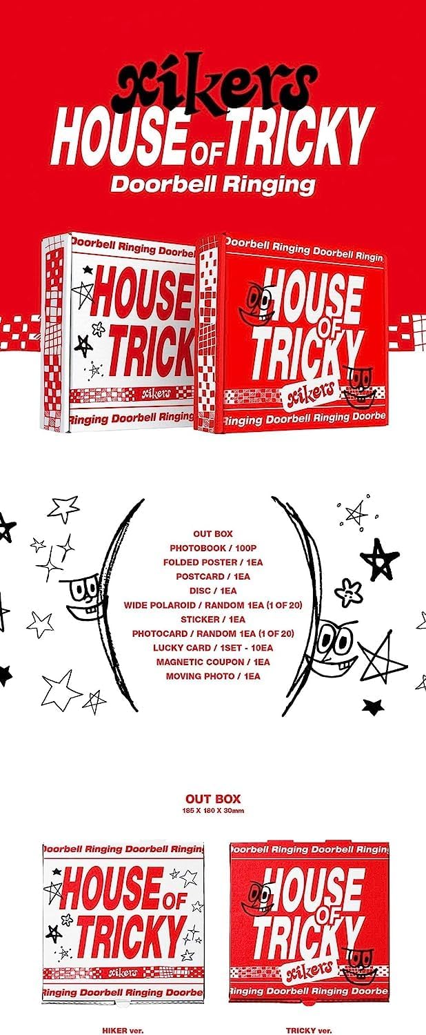 XIKERS - 1st Mini Album HOUSE OF TRICKY : Doorbell Ringing CD (Random ver.)