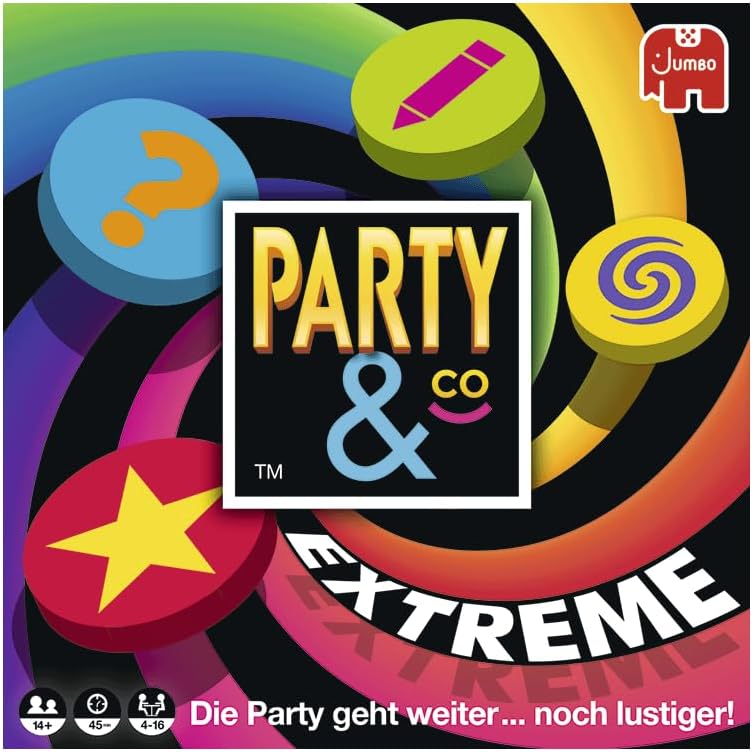 Jumbo - Party & Co. Brettspiel Extreme 4.0 (19951) (deutsche Ausgabe)