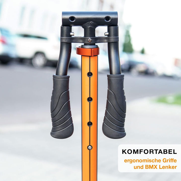 Scoot One Aluminium Scooter S 1 / S 2 – höhenverstellbarer Aluminiumroller Scooter Roller ABEC 7 Ora
