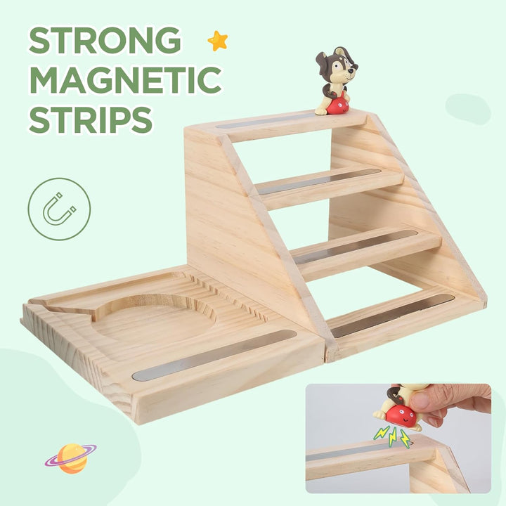 Tonie Shelf Magnetic Ladders,for Tonie Figures Wall Shelves,for Toniebox Shelf Audio Toy Figurine Ho