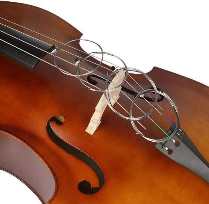 Cello Saiten Komplettsatz Stahlseil Kern Universal Cellosaiten für Professionelle Musikinstrumente D