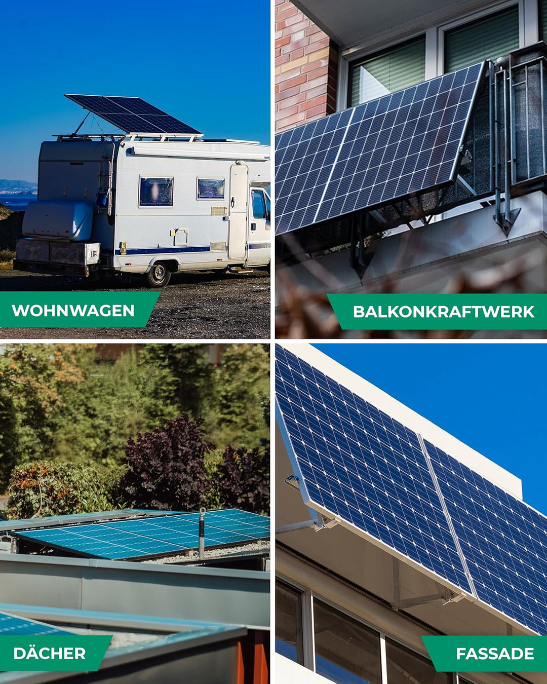 SMABIX® Solarpanel Halterung, [EXTREM ROBUST & LANGLEBIG] Halterung Balkonkraftwerk, 118 cm, 0-90 Gr