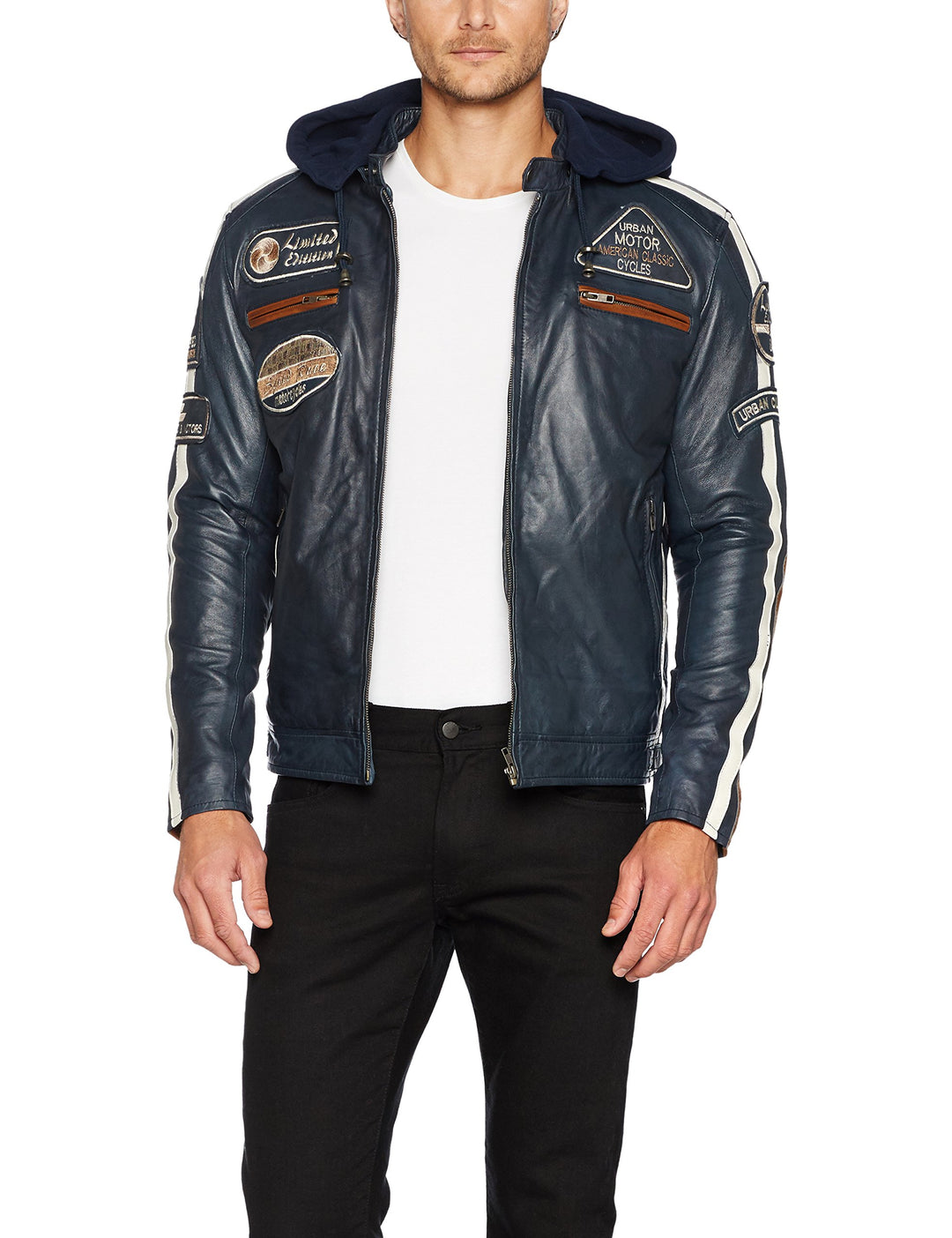 URBAN 5884 Unisex 58 Gents Motorradjacke (1er Pack) L Navy Blau, L Navy Blau