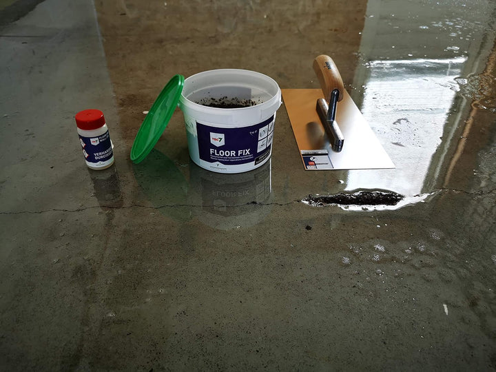 Tec7 Floor Fix/Zweikomponenten-Epoxidmörtel | 1KG | Geeignet für Innen- und Aussenanwendungen, Stärk
