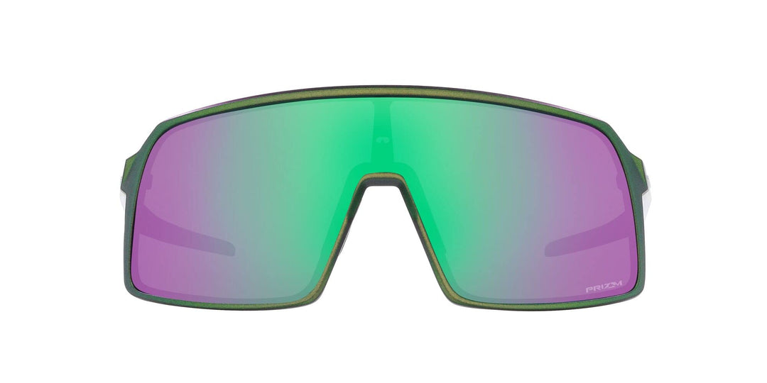 Oakley Herren Oo9406 Sutro Sonnenbrille, Matt-silber-grün Colorshift/Prizm Road Jade