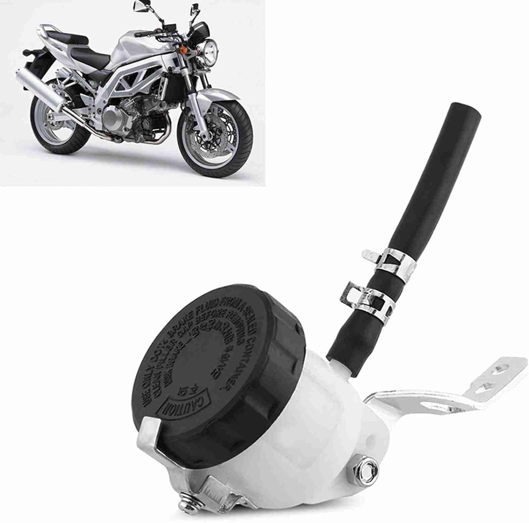 Keenso Motorrad Bremszylinder Bremsflüssigkeitsbehälter, Motorrad Kunststoff Hydraulische Hauptbrems