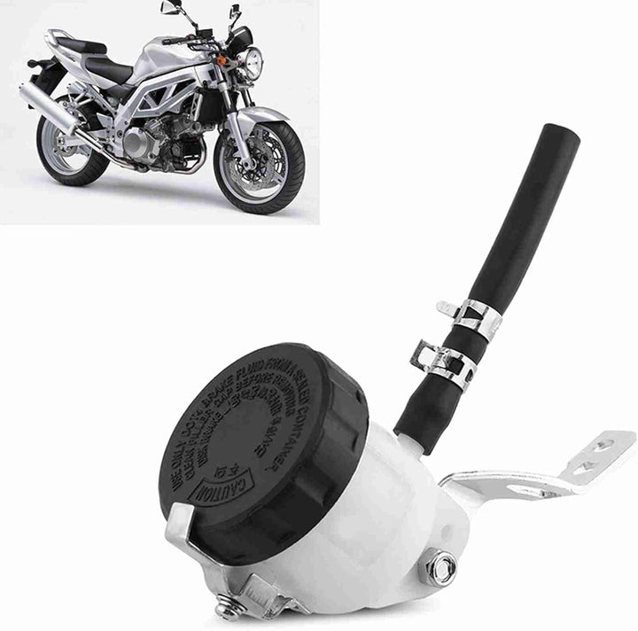 Keenso Motorrad Bremszylinder Bremsflüssigkeitsbehälter, Motorrad Kunststoff Hydraulische Hauptbrems