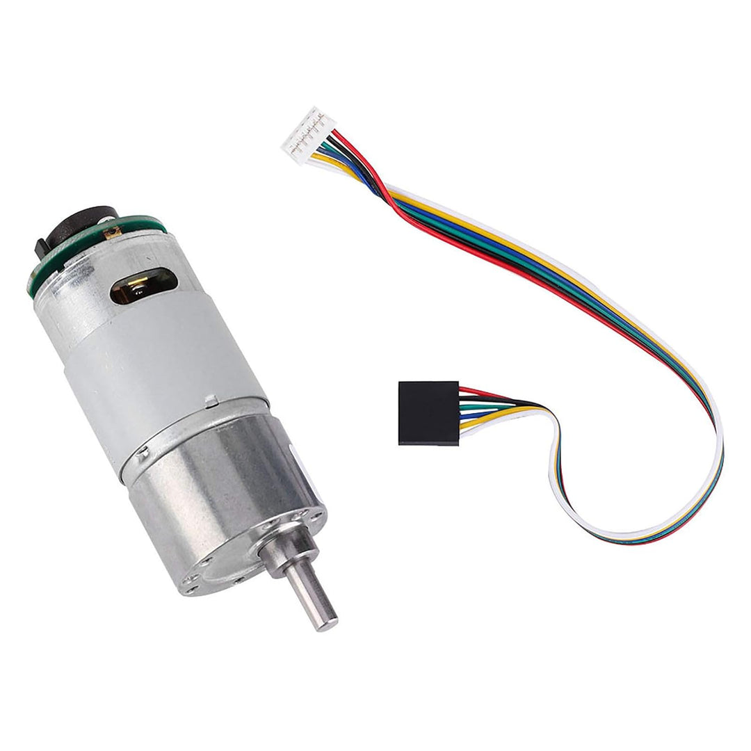 DC 12/24V Getriebemotor 10-1500U/min mit hoher Drehzahlreduzierung und Encoder, exzentrische Abtrieb