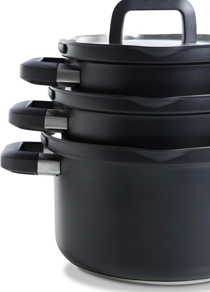 BK Flow Cool Black RVS pannenset 4-delig (1011764)