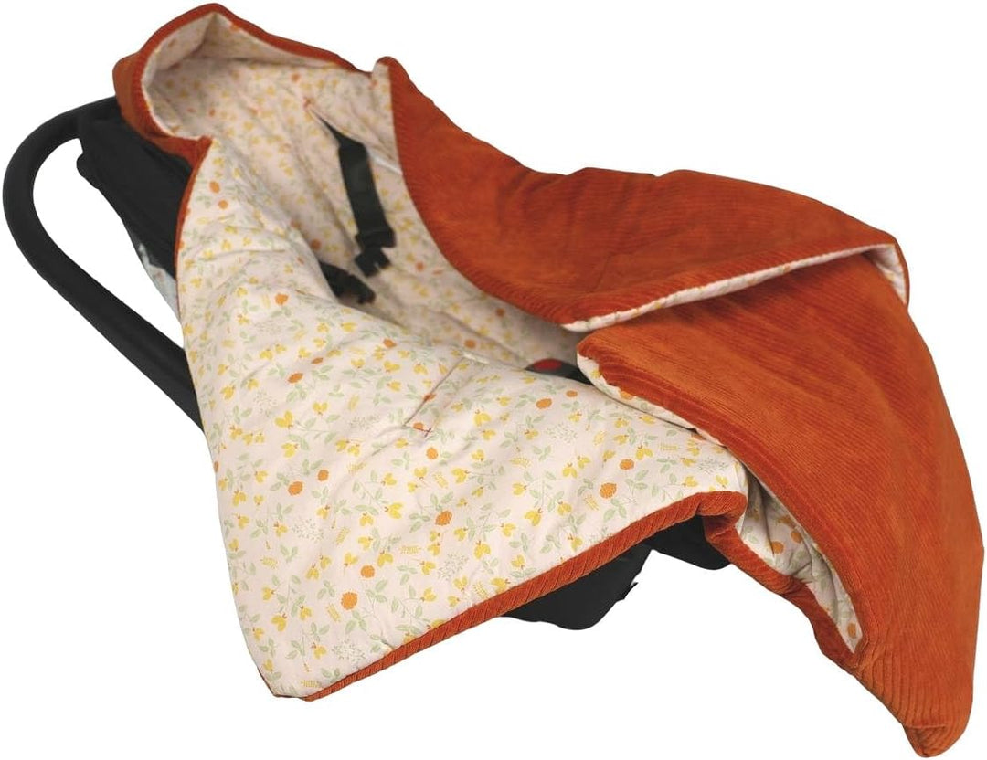 HOBEA-Germany Baby Einschlagdecke aus Bio-Baumwolle – Decke für Babys, Passend für 3- und 5-Punkt-Gu