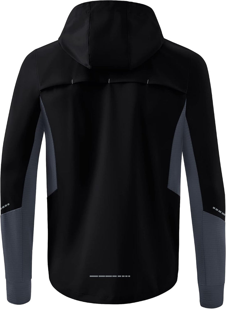 Erima Herren RACING Running Jacke S Schwarz, S Schwarz