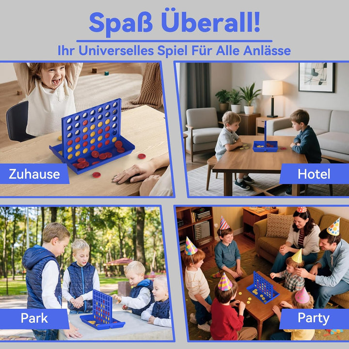 Pup Go Standard-Grösse 4 in Einer Reihe Brettspiele für Kinder ab 3+ Jahren, Mädchen Jungen, Pädagog