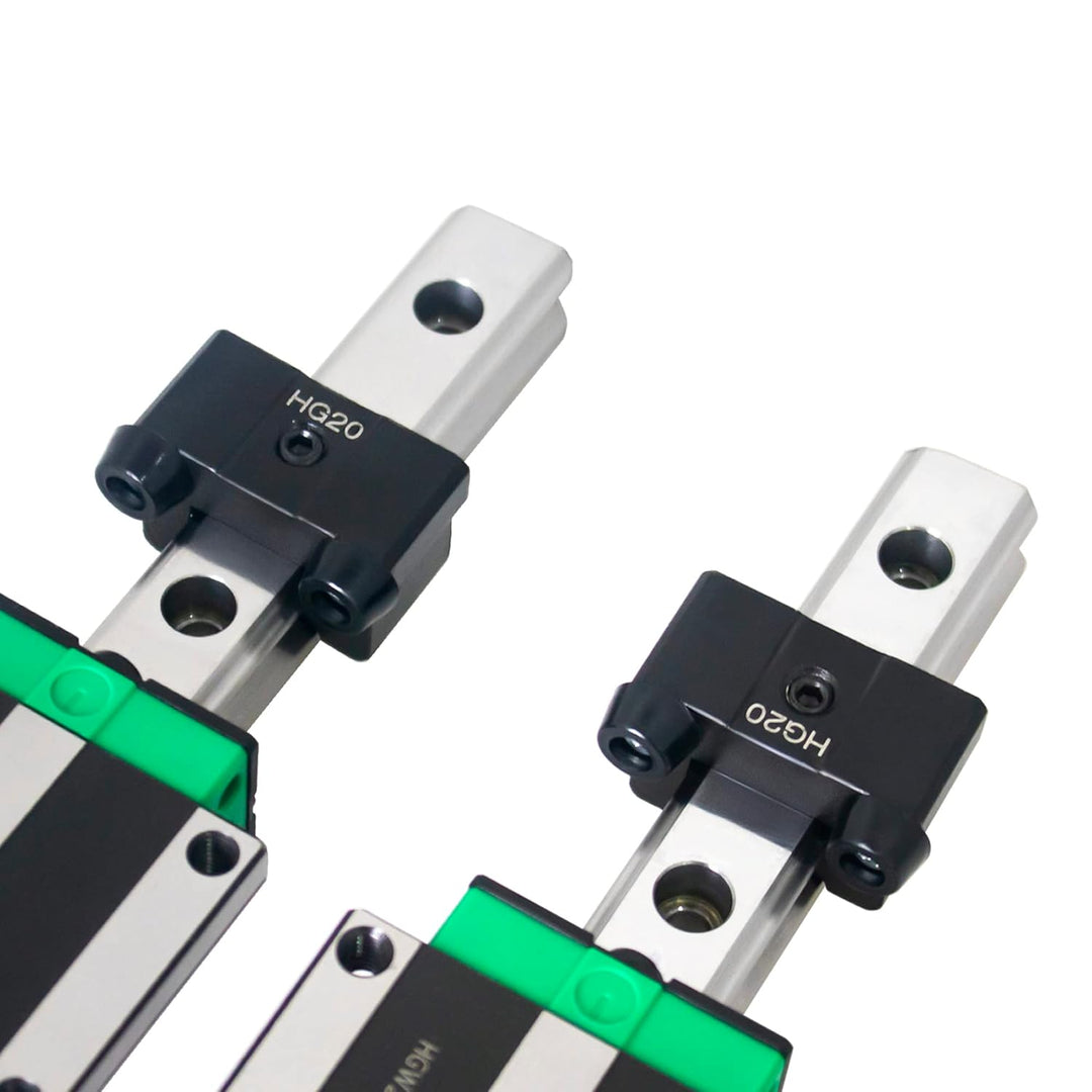 CNCMANS HGR20 Linearführung Set 2 Stücke HGR20-800mm Linearschienen mit 4 Stücke HGW20CC Gleitblock