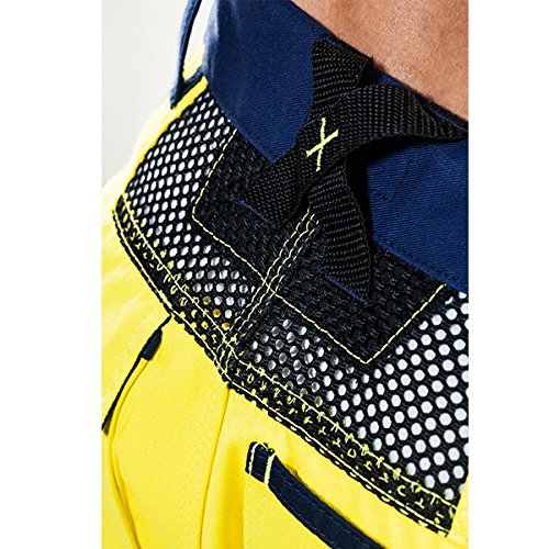 Blaklader 15651811 Belüftete Hochsichthose, Gelb/Marine, grootte C50 C50 Yellow / Navy Blue, C50 Yel