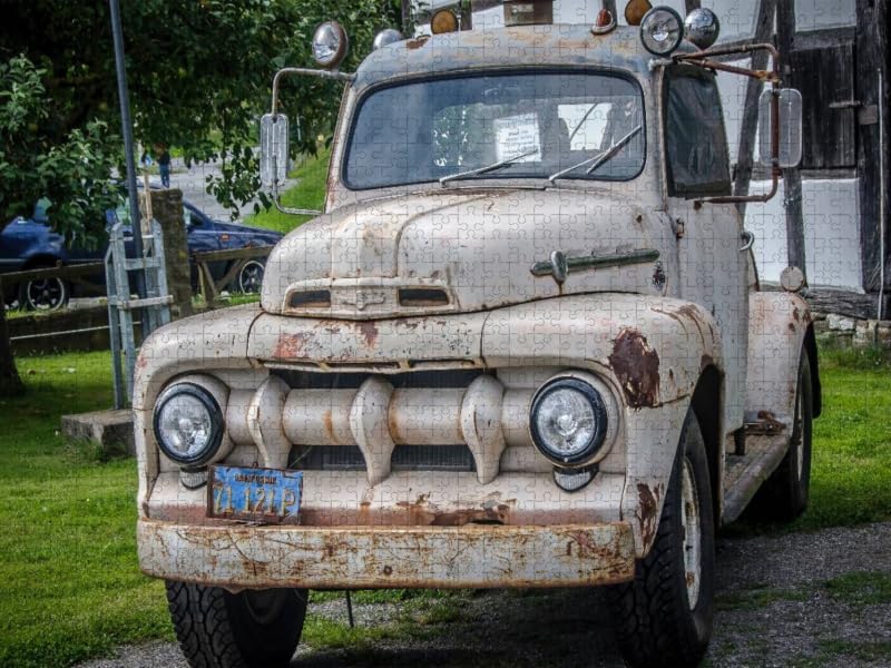CALVENDO Puzzle Ford Pick-UPS F 1 - F 100 1000 Teile Lege-Grösse 64 x 48 cm Foto-Puzzle Bild von Mic