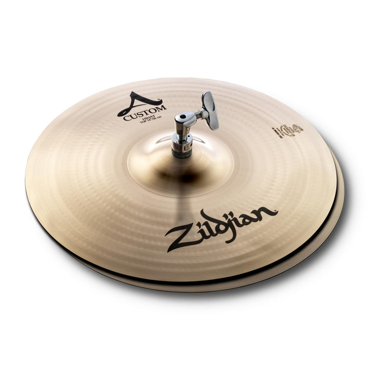 Zildjian A Custom Series - 14" Hi-Hat Cymbals - Pair - Brilliant finish 14 Zoll, 14 Zoll