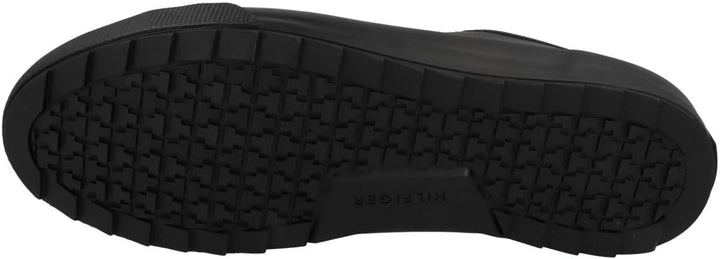 Tommy Hilfiger Herren Vulcanized Sneaker Cleated Schuhe 40 EU Triple Black, 40 EU Triple Black