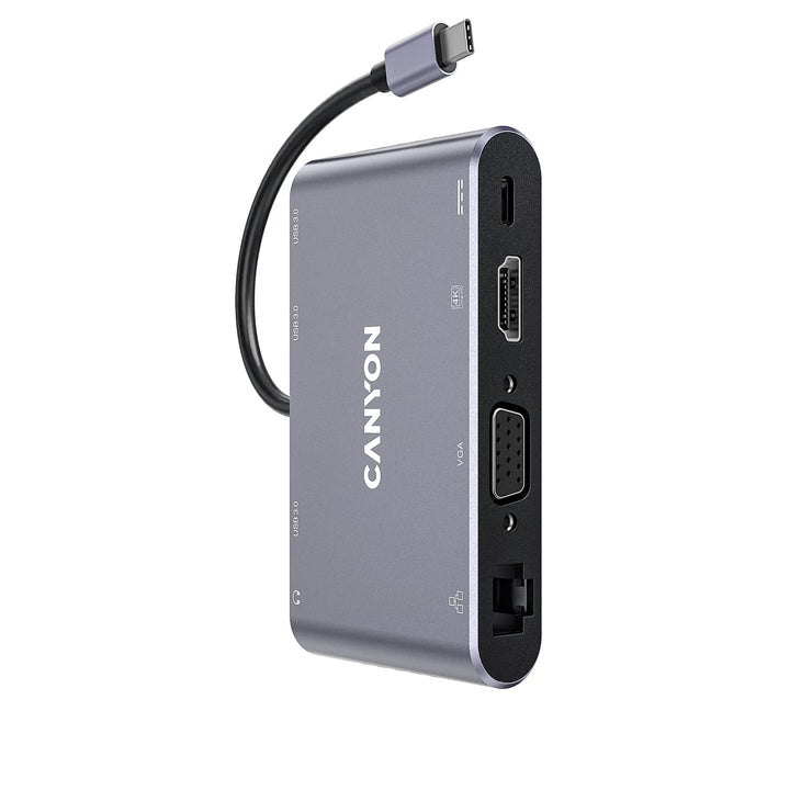 CANYON DS-14 USB 3.2 Gen 1 (3.1 Gen 1) Type-C 5000 Mbit/s Grau