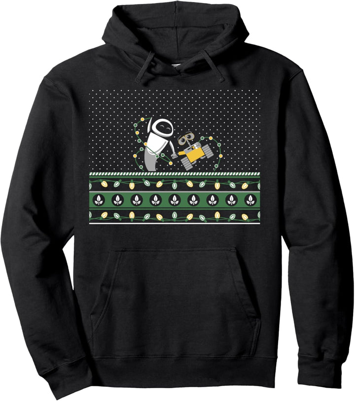 Disney Pixar Wall-E And Eve Ugly Weihnachten Pullover Hoodie