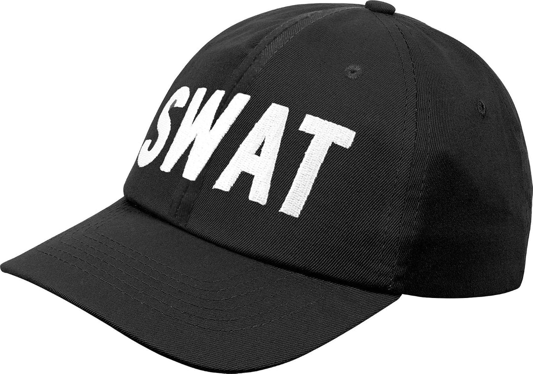 normani Fashingskostümset SWAT Set mit Weste, Rangerhose, Cap, Handschellen und Holster Schwarz XL/L