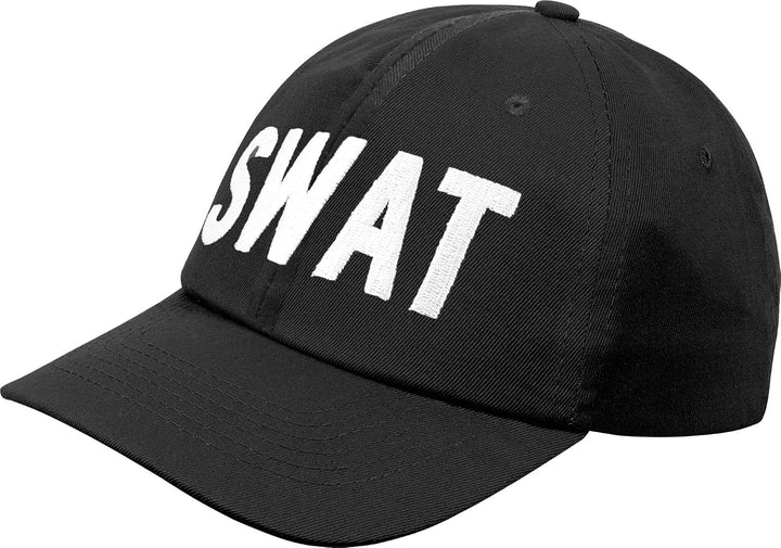 normani Fashingskostümset SWAT Set mit Weste, Rangerhose, Cap, Handschellen und Holster Schwarz XL/L