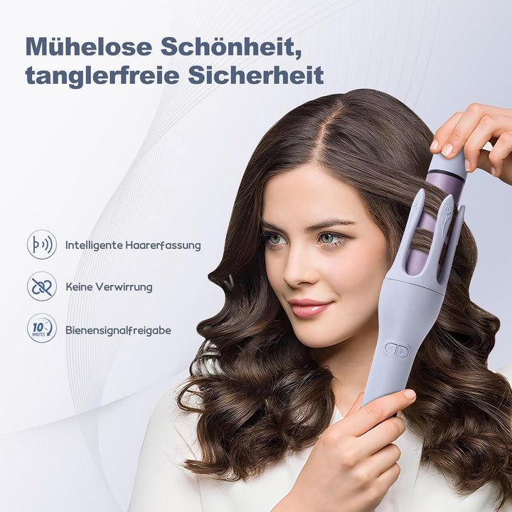32mm Lockenstab Automatisch, 2 in 1 Lockenstab und Glätteisen mit Keramikbeschichtung, 3 Temp(160℃-2