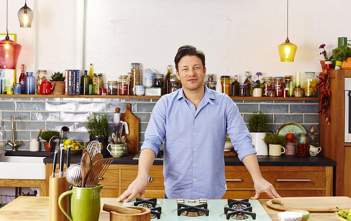 Tefal Jamie Oliver Pfanne, Bratpfanne, 20cm, alle Herdarten, integrierter Temperaturanzeiger, Antiha