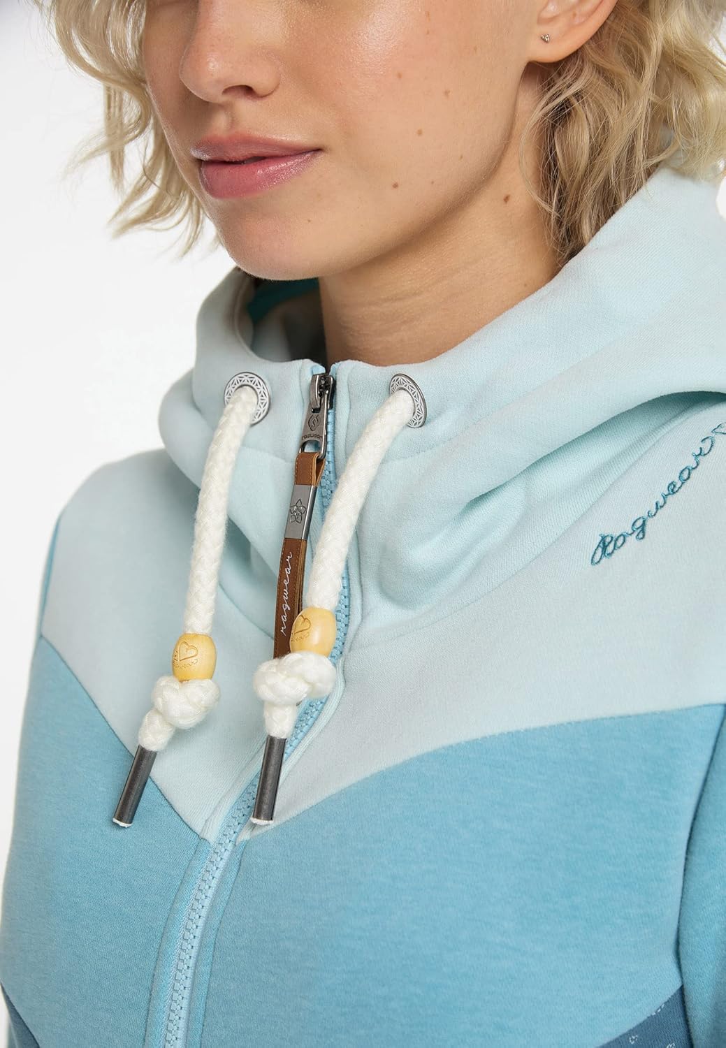 Ragwear Neu TREGA Zip Damen Frauen Kapuzenjacke,Zip Hoodie,Sweatjacke,Stehkragen,Seitentaschen S Lig