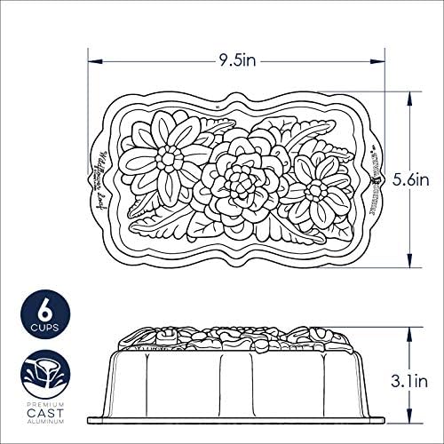 Nordic Ware NW 93148 Backform, Aluminiumguss, Kupfer 1,8l, 1,8l