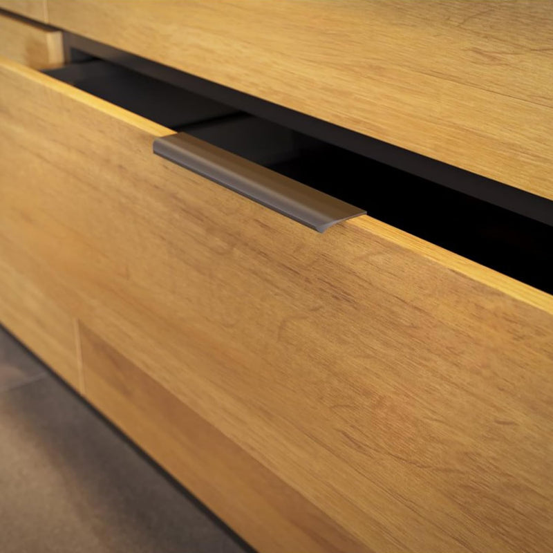 GTV - Modern Box Pro Schubladenschienen I L=450mm H=135mm I Anthrazit I Schublade mit Leises Schlies