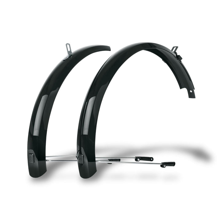 SKS GERMANY BLUEMELS Basic 26" 53MM Black Set Schutzblech-Set, Fahrradzubehör (aus robuster Sandwich
