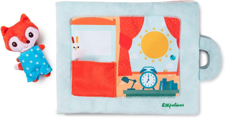 Janod 83270 Party Batman Goodmorning Little Fox-Aktivitätenbuch, weiss, Einheitsgrösse
