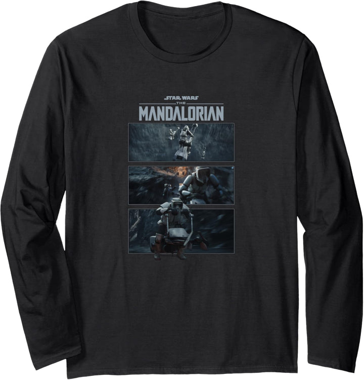 Star Wars: The Mandalorian Speeder Panels R12 Langarmshirt
