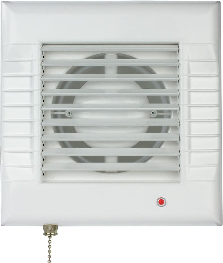 VONLIS Badlüfter Wohnraumlüfter Ventilator Be- Entlüftung automatische Lamellenöffnung Timer/Nachlau