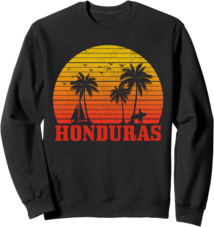 Honduras Surfer Vintage Souvenir Sweatshirt
