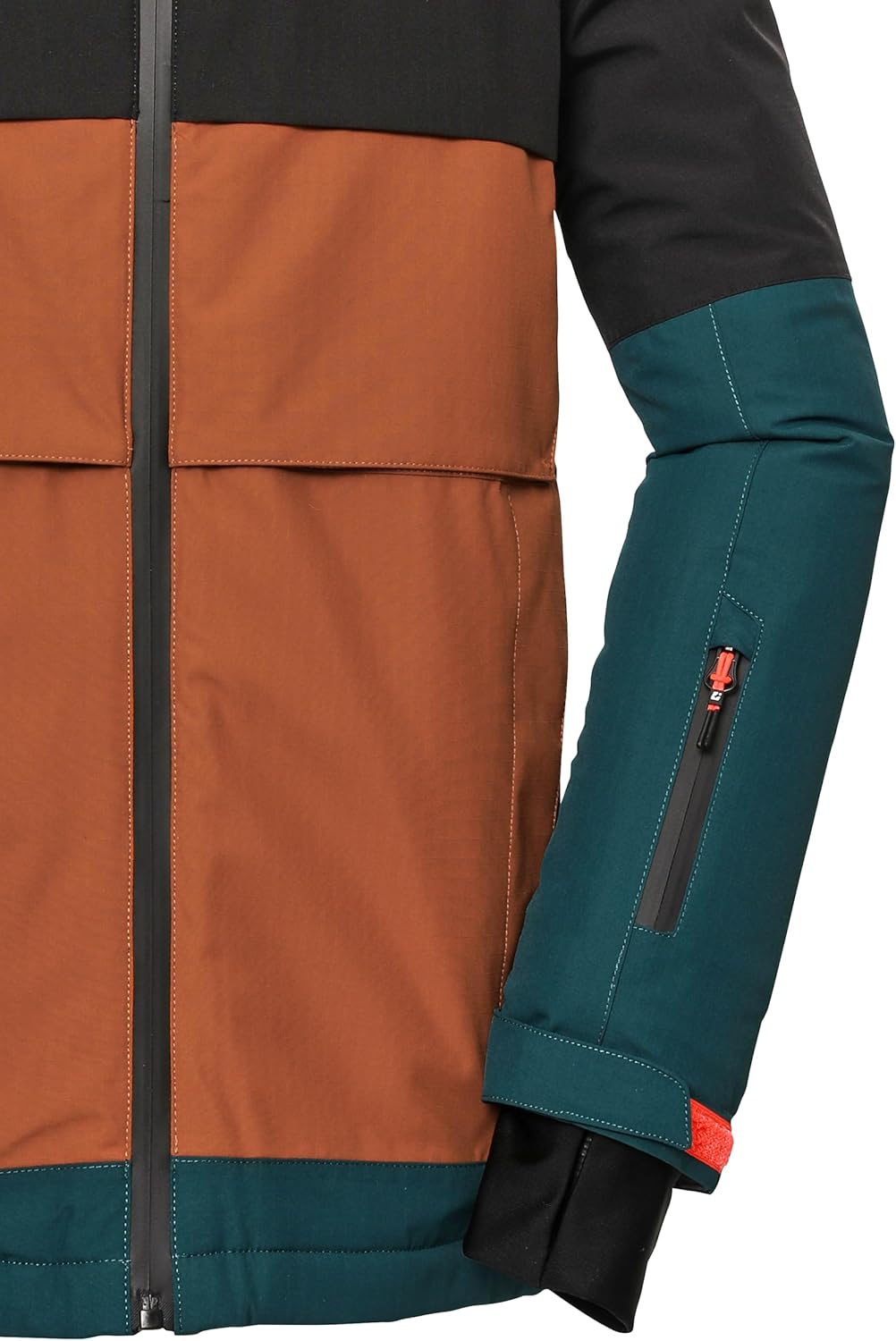 Killtec Jungen Ksw 126 Bys Ski Jckt Skijacke/Funktionsjacke mit Kapuze und Schneefang, wasserdicht 1