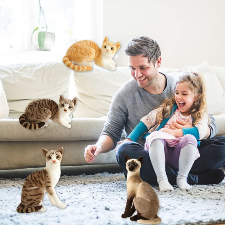LICHENGTAI Simulation Schlafende Kätzchen Spielzeug, Lebensechte schlafende Katze Simulation Kätzche