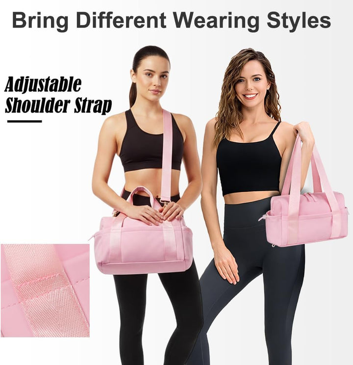 flintronic Sporttasche Damen Reisetasche, Wasserdicht Schwimmtasche Fitnesstasche mit Nassfach, Leic
